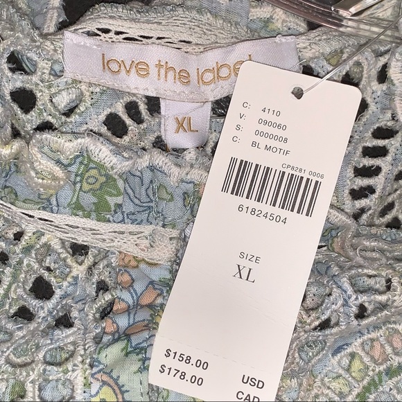 Anthropologie XL Dreamer Ruffled Eyelet Blouse NWT - Picture 13 of 15